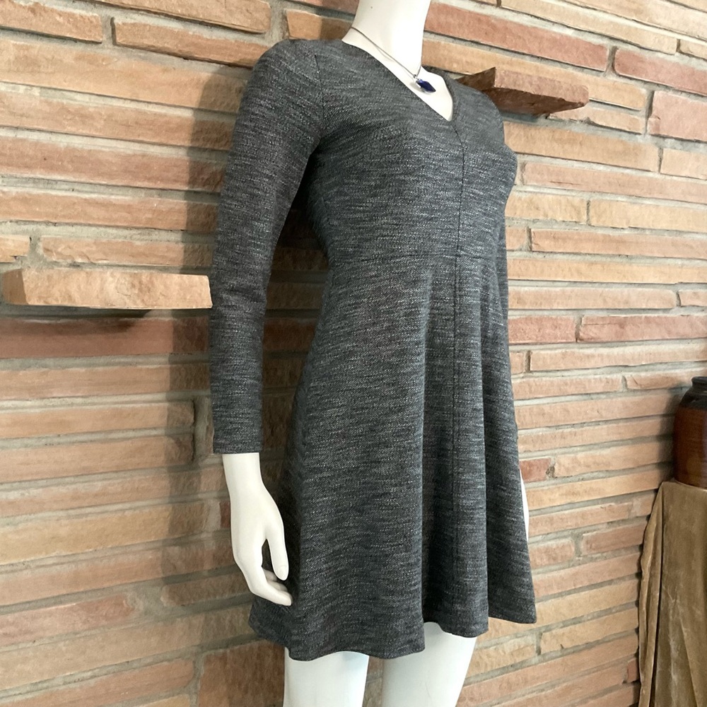 Madewell Bridgewalk Fit And Flare Mini Dress Gray Size 2